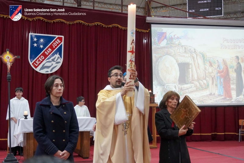 Comunidad educativo-pastoral celebra su tradicional Pascueta de Resurrección