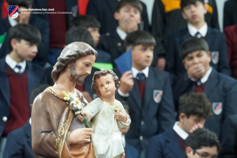 Nuestra comunidad salesiana celebra el onomástico de San José y da la bienvenida al nuevo año escolar